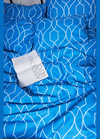 Комплект постільної білизни Микросатин Premium «» Полуторний Євро 160х220 наволочки 4х70х70 (MS-820005169) Moon&Star Ocean Breeze (293147737)