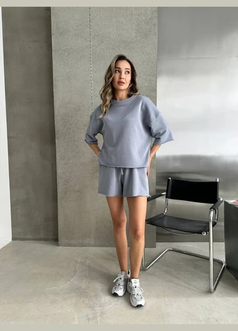 Женский базовый костюм из хлопка. No Brand (329910069)