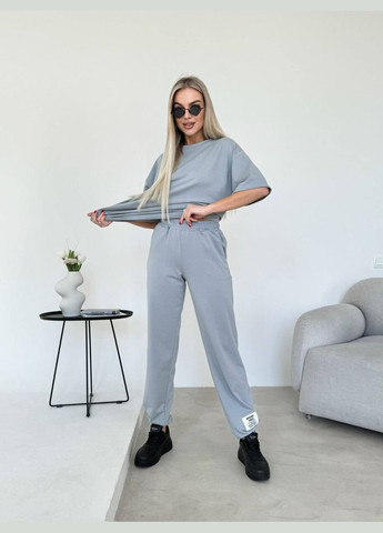 Костюм двуниткая штаны Джогеры и футболка No Brand (333315054)