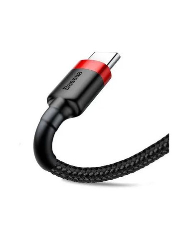 Кабель синхронізації даних Сafule Cable USB For Type-C 2A 2m Red-Black (CATKLF-C91) Baseus (372689605)