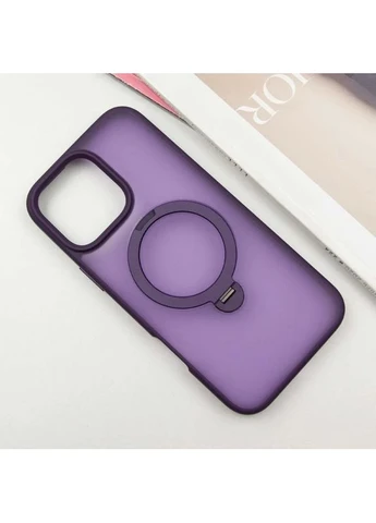 Чохол для Apple iPhone 16 Pro Max MagSafe TPU з підставкою і кільцем 6,9" No Brand (402119278)