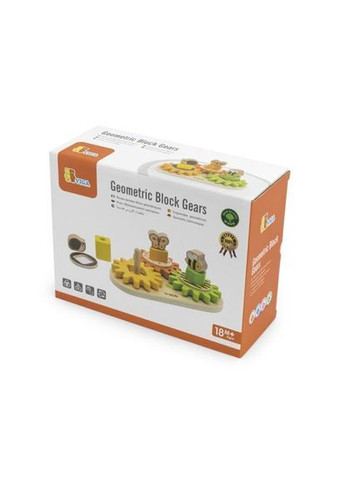 Розвивальна іграшка Звірята на шестернях () Viga Toys 44690 (369619673)