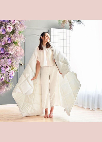 Одеяло ДобраНочь 200х220 см всесезонное антиаллергенное щелоч 300 г/м2 белое IDEIA (342128473)