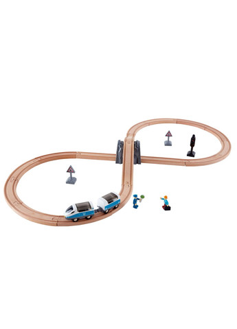 Іграшкова залізниця дерев'яна 26 ел. (E3729) Hape (339783082)