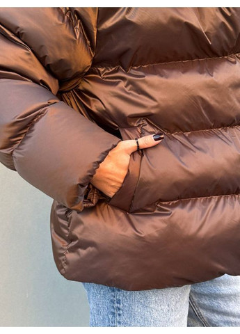 Коричневая зимняя куртка зимняя утепленная ''самира'' Mirage
