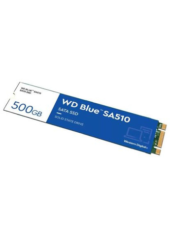 Накопитель SSD M.2 2280 500GB SA510 WD (WDS500G3B0B) Western Digital M.2 2280 500GB SA510 (366658920)