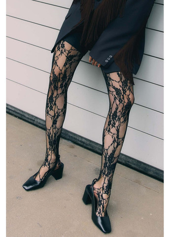 Колготки мереживні з квітковим принтом Donatella I5000 Fiore (351584285)