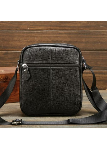 Чоловіча сумка-барсетка шкіряна через плече чорна SK N5386 Tiding Bag (336551953)