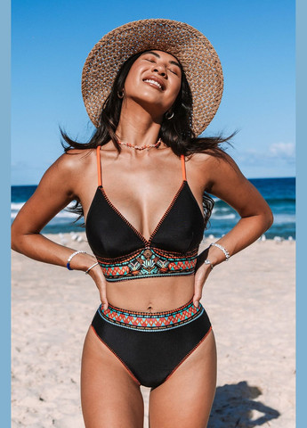 Чорний літній купальник CUPSHE