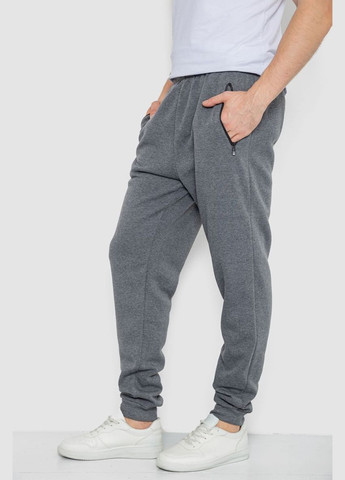 Спортивні чоловічі штани на флісі чорні Без декору розмір 4XL (sku_244R41508) Ager (316454672)