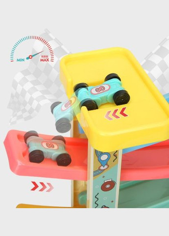 Скоростной спуск трасса гоночный трек 9906 на 4 этажа. Fun Game (327797267)