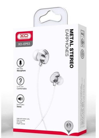 Наушники EP53 inear 3.5mm earphone White XO (297457767)