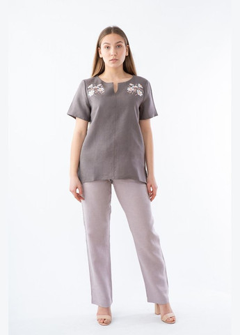 Коричневая блузка cornett ВОЛ