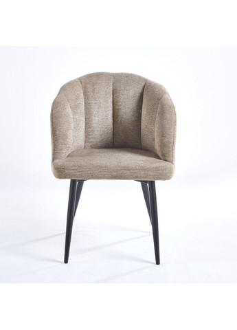 Стілець CALLA чорний каркас/беж тк. Intarsio (365461312)