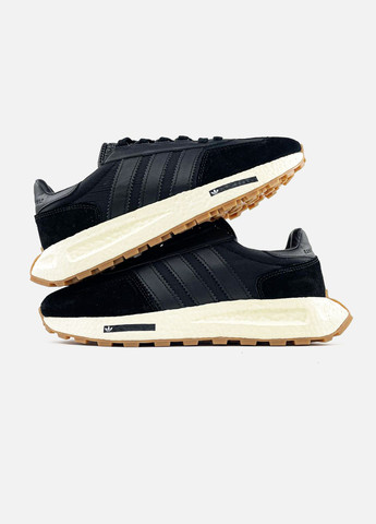 Черные всесезонные кроссовки мужские и женские adidas retropy e5 black | адидас ретропы е5 черные No Brand