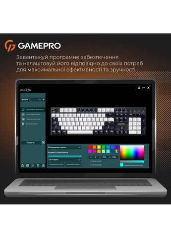 Клавіатура Genesis Metallic MK144B Outemu Red Swithes USB Black GAMEPRO (369723242)