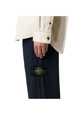 Синие демисезонные брюки Stone Island