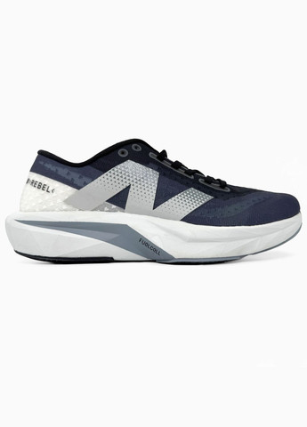 Синій Осінні кросівки чоловічі new balance fuelcell rebel v4 graphite grey white | нью беланс фьюлцел ребел сині No Brand