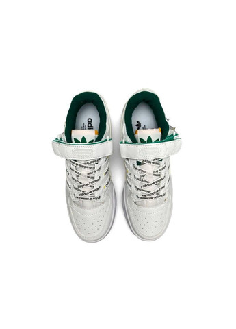 Серые демисезонные кроссовки мужские adidas forum 84 low white green адидас форум 84 No Brand