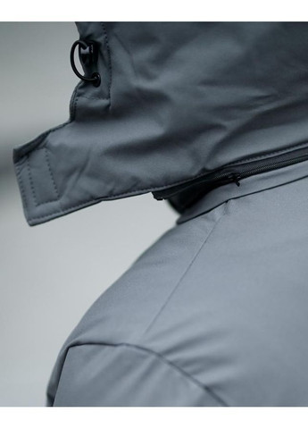 Сіра зимня зимова чоловіча курточка ck grey No Brand