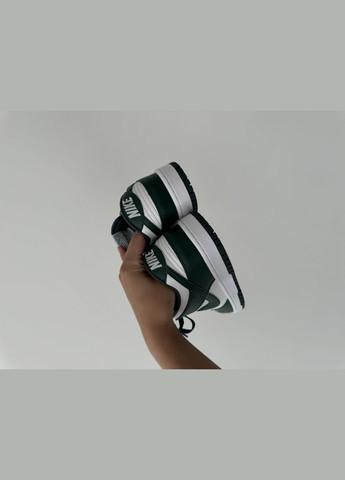 Кросівки жіночі і чоловічі Nike SB Dunk Low green white | Найк СБ Данк низькі зелені білі No Brand зелені демісезони (316231422)