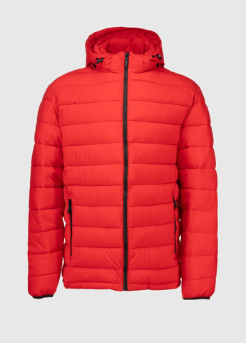 Красная зимняя куртка однотонная мужская 666-11a/6018 красный shop (2000990673220) No Brand