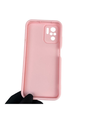 Чохол силіконовий Soft Touch для Redmi Note 10s рожевий (Повний захист камери) Xiaomi (366387566)