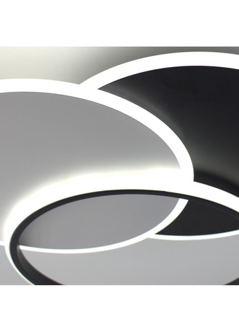 Управляемая светодиодная люстра VEGA triple 80W 3R-ON/OFF-490×490×60-BLACK/WHITE-220-IP20 ESLLSE (301020793)