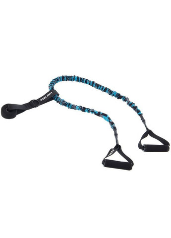 Эспандер трубчатый с ручками в защитном рукаве 55LB (латекс, нейлон, погрузка 25кг ) (FI-7834-55_Синий) Zelart (354703174)