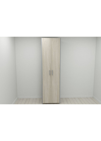 Шкаф Гардероб Уни секция 7 серии Коннект 220x60x50см Серый металл ДСП 16 мм (FRD-104565) Ferrum-decor (362267713)