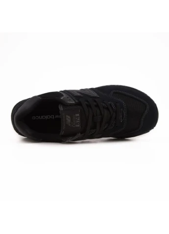 Чорні кросівки чоловічі new balance 574 v2 full black нью беланс 574 демісезон No Brand