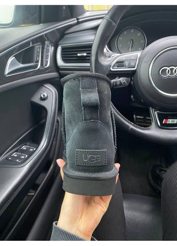 Угі Чоловічі UGG Mini Black (Замша) (366196746)