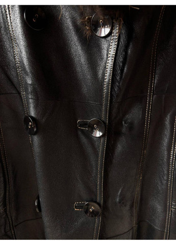 Шкіряна дублянка Stella Rossa з натуральним хутром писця демісезонна дублянка, розмір S/M No Brand (366890487)