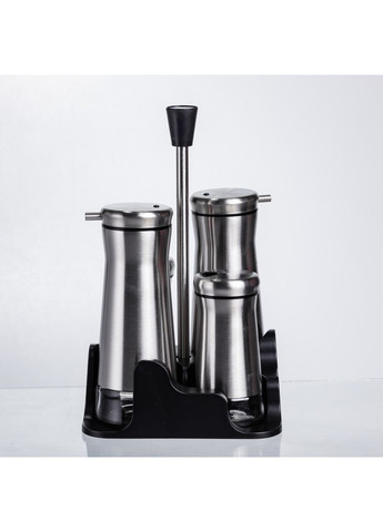 Набор стеклянных баночек для специй 4 предмета с подставкой для хранения приправ контейнеры для кухни Yiwu (370432608)