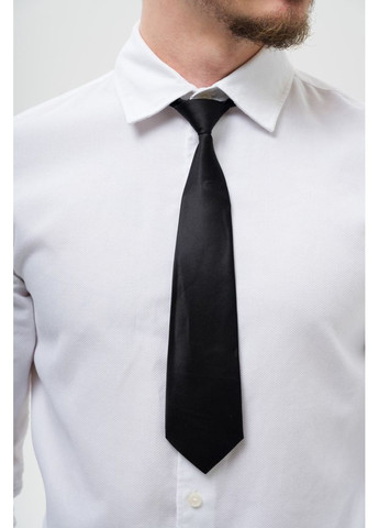 Вузька укорочена краватка на резинці Vindzor Black Without (364925470)