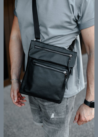 Сумка чоловіча мессенджер із натуральної шкіри SKILL (298875814)