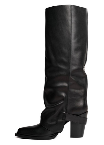 Осенние кожаные сапоги 4767 Sasha Fabiani