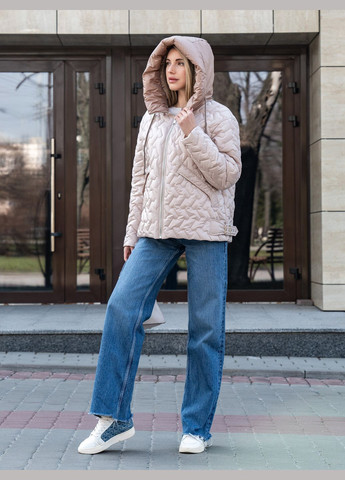 Молочна демісезонна куртка MN