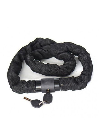 Замок-ланцюг під ключ 6x1000 мм чорний Maxfind (SUO-003) Space (268146458)