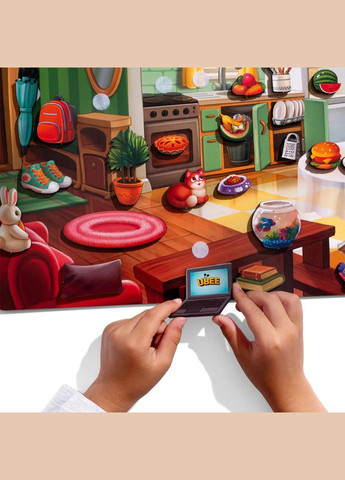 Дерев'яний пазл-вкладиш "Наведи лад в кімнаті та нагодуй Ваню" (ПСД271) PSD271 Ubumblebees (315022960)