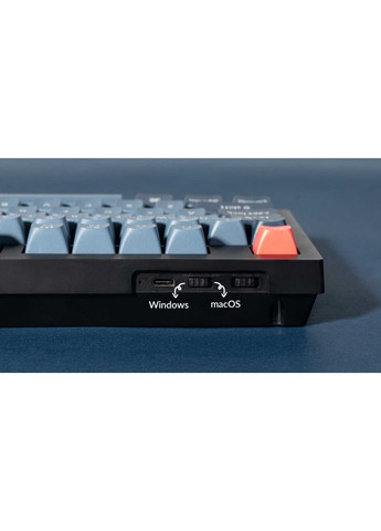 Клавіатура V5 Max Gateron Jupiter Brown Knob Hot-Swap QMK Wireless/Bluetooth/USB-А UA Black (V5M-D3-UA) Keychron (370607572)