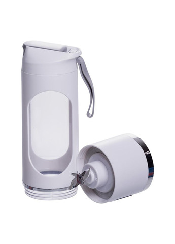 Портативный блендер для смузи на аккумуляторе 450 мл USB 25 Вт Белый HP-11-10W No Brand (369478097)