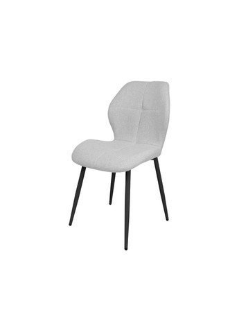 Cтілець DALE чорний метал/світло-сірий тк. Intarsio (365461470)