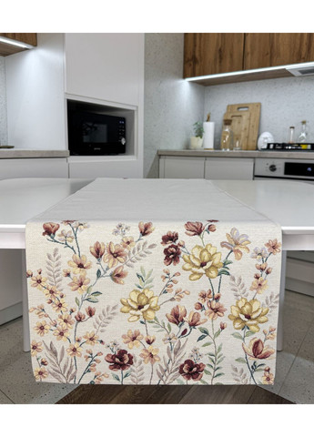 Дорожка на стол ранер 45х140 см. RANIA гобелен No Brand (360890003)