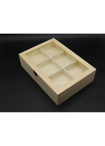 Шкатулка-органайзер для декупажа с замком и петлями. 27х19х7см HM furnitura (365248624)