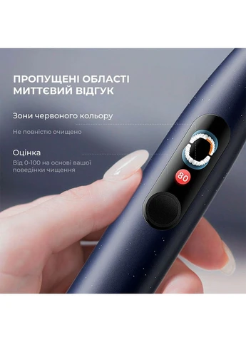 Електрична зубна щітка Digital Blue Oclean X Plus Pro (397158408)