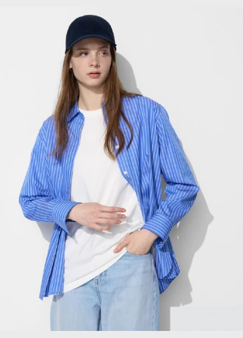 Сорочка в смужку (469422) Uniqlo (331769118)