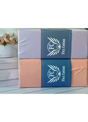 Трикотажные простыни на резинке Турция Flekx Cotton 160-200+30см Фиолетовый Sultana (372713045)