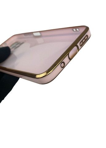 Чохол для Redmi 10 (2022) з кільцем-підставкою із золотою окантовкою на сяомі редмі 10 2022 пудровий gs1 Xiaomi (366233585)