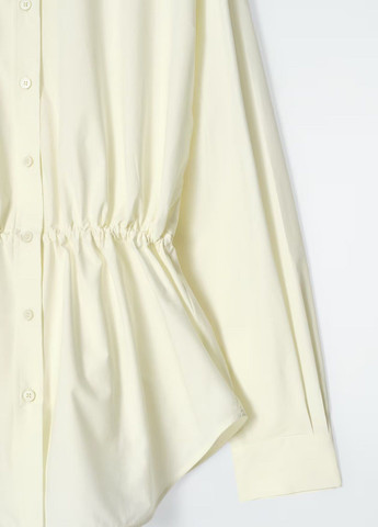 Светло-желтая кэжуал рубашка однотонная Cos